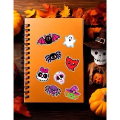 AUTOCOLLANTS ASSORTIS HALLOWEEN HOLOGRAPHIQUES