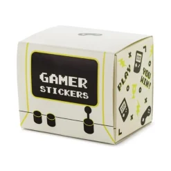 36 AUTOCOLLANTS GAMER JEU VIDÉO