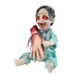 AUTOMATE BÉBÉ ZOMBIE MANIAQUE MAIN SECTIONNÉE 30CM