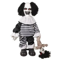 AUTOMATE CLOWN AVEC BÉBÉ ANIMÉ SON LUMIÈRE 80CM