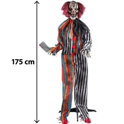 AUTOMATE CLOWN BOUCHER ANIMÉ SON LUMIÈRE 1.75M