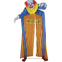 AUTOMATE CLOWN CIRQUE ANIMÉ SON LED 2.9M BLEU