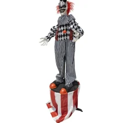 AUTOMATE CLOWN SCÈNE ANIMÉ LUMIÈRE 180CM