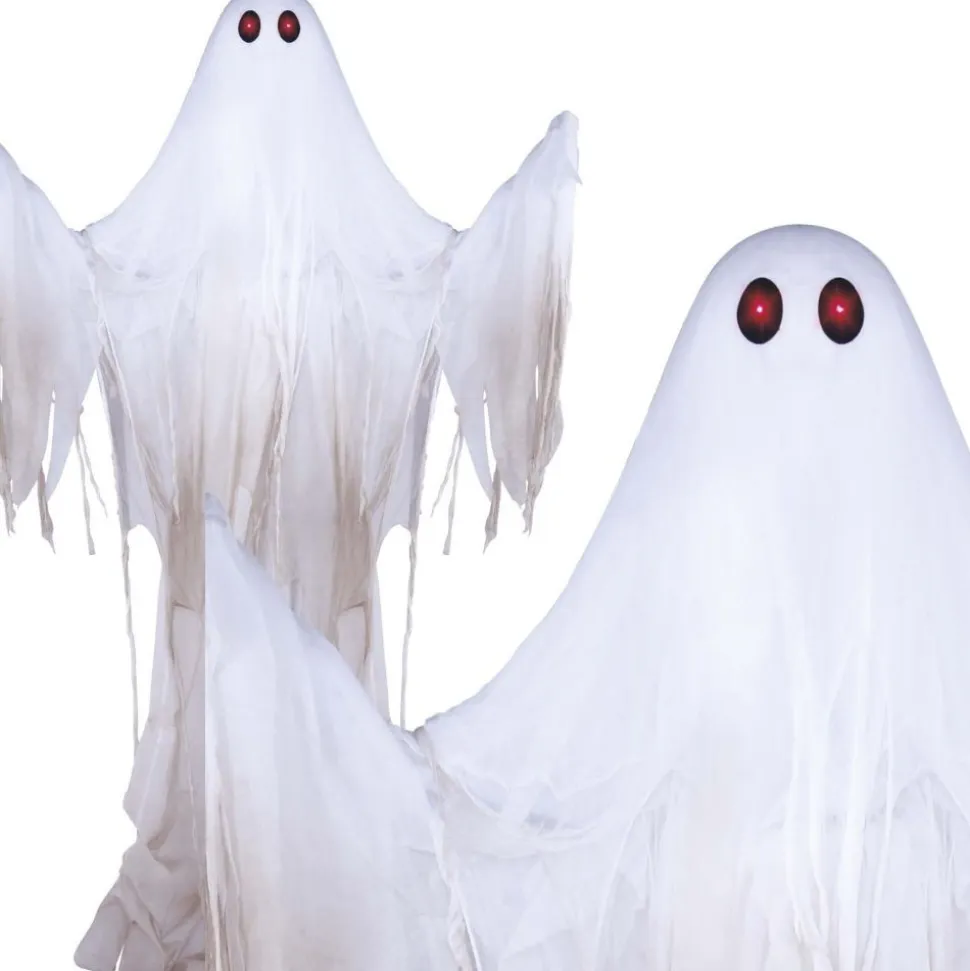 AUTOMATE FANTÔME ANIMÉ SON LUMIÈRE 280CM BLANC