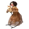 AUTOMATE FILLE CHEVAL BASCULE ANIMÉ SON LUMIÈRE 1M