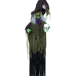 AUTOMATE SORCIÈRE MALÉFIQUE ANIMÉ SON LED 180CM