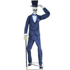 AUTOMATE SQUELETTE COSTUME ANIMÉ SON LUMIÈRE 203CM03CM