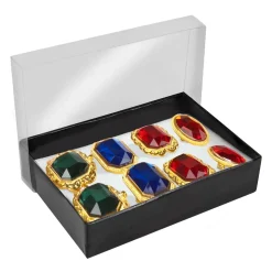 BAGUE FANTAISIE RÉGLABLE PIERRE PRÉCIEUSE ADULTE