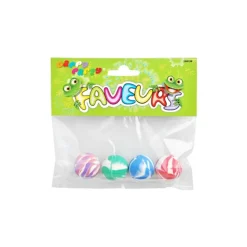 4 BALLES REBONDISSANTES