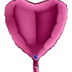 BALLON ALU CUR FUCHSIA 46CM