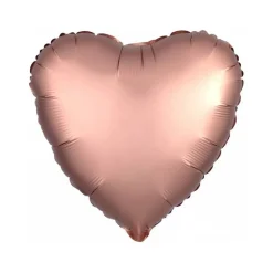 BALLON ALU CUR ROSE GOLD 46 CM