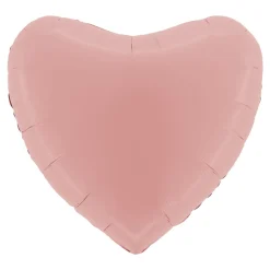 BALLON ALU CUR ROSE MAT 91CM