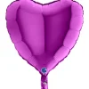BALLON ALU CUR VIOLET 46 CM