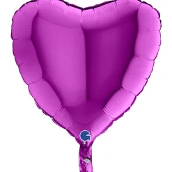 BALLON ALU CUR VIOLET 46 CM