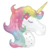 BALLON ALU LICORNE ENCHANTÉE 83X73CM MULTICOLORE