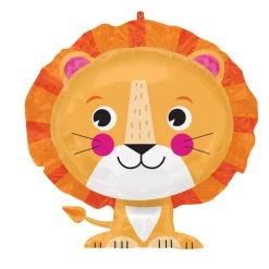 BALLON ALU LION SAFARI NATURE SAUVAGE 60X53CM