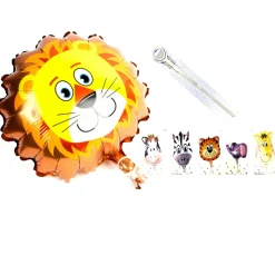 BALLON ALUMINIUM ANIMAL À GONFLER SUR TIGE