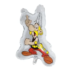 BALLON ALUMINIUM ASTÉRIX HÉROS 56.9X77.4CM ARGENT