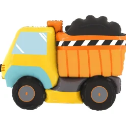 BALLON ALUMINIUM CAMION BENNE CHANTIER 86X61CM