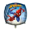 BALLON ALUMINIUM CARRÉ SPIDERMAN 46CM BLEU