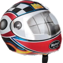 BALLON ALUMINIUM CASQUE COURSE FORMULE 1 45CM