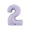 BALLON ALUMINIUM CHIFFRE 2 102CM LILAS