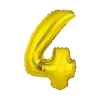 BALLON ALUMINIUM CHIFFRE 4 36CM OR
