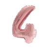 BALLON ALUMINIUM CHIFFRE 4 36CM ROSE GOLD