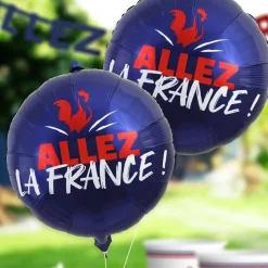 BALLON ALUMINIUM COCORICO FRANCE SUPPORTER 35CM
