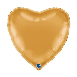 BALLON ALUMINIUM C?'UR 46CM OR