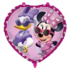 BALLON ALUMINIUM CUR MINNIE 45CM ROSE