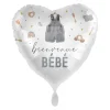 BALLON ALUMINIUM CUR NAISSANCE GARÇON CUTE 43CM