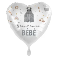 BALLON ALUMINIUM CUR NAISSANCE GARÇON CUTE 43CM