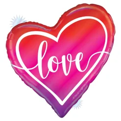 BALLON ALUMINIUM CUR OPALE LOVE 89CM