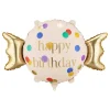 BALLON ALUMINIUM FORME BONBON BIRTHDAY 61X37CM