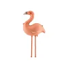 BALLON ALUMINIUM FORME FLAMANT ROSE 67X65CM CORAIL