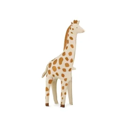 BALLON ALUMINIUM FORME GIRAFE 49X114CM BEIGE CLAIR