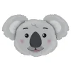 BALLON ALUMINIUM FORME TÊTE DE KOALA 94CM