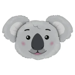 BALLON ALUMINIUM FORME TÊTE DE KOALA 94CM