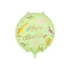 BALLON ALUMINIUM HAPPY BIRTHDAY SAFARI 35CM VERT