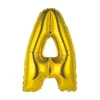 BALLON ALUMINIUM LETTRE A 36CM OR