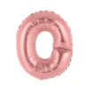 BALLON ALUMINIUM LETTRE O 36CM ROSE GOLD