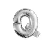BALLON ALUMINIUM LETTRE Q 36CM ARGENT
