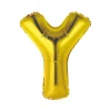 BALLON ALUMINIUM LETTRE Y 36CM OR