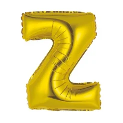 BALLON ALUMINIUM LETTRE Z 36CM OR