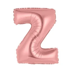 BALLON ALUMINIUM LETTRE Z 36CM ROSE GOLD