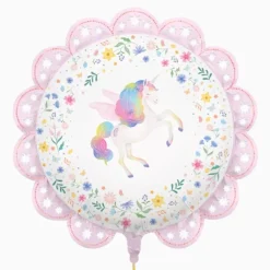BALLON ALUMINIUM NATURE LICORNE MAGIQUE 78CM