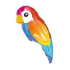 BALLON ALUMINIUM PERROQUET 67CM MULTICOLORE