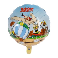 BALLON ALUMINIUM ROND ASTÉRIX OBÉLIX IDÉFIX 43CM