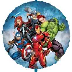 BALLON ALUMINIUM ROND AVENGERS INFINITY HÉROS 46CM